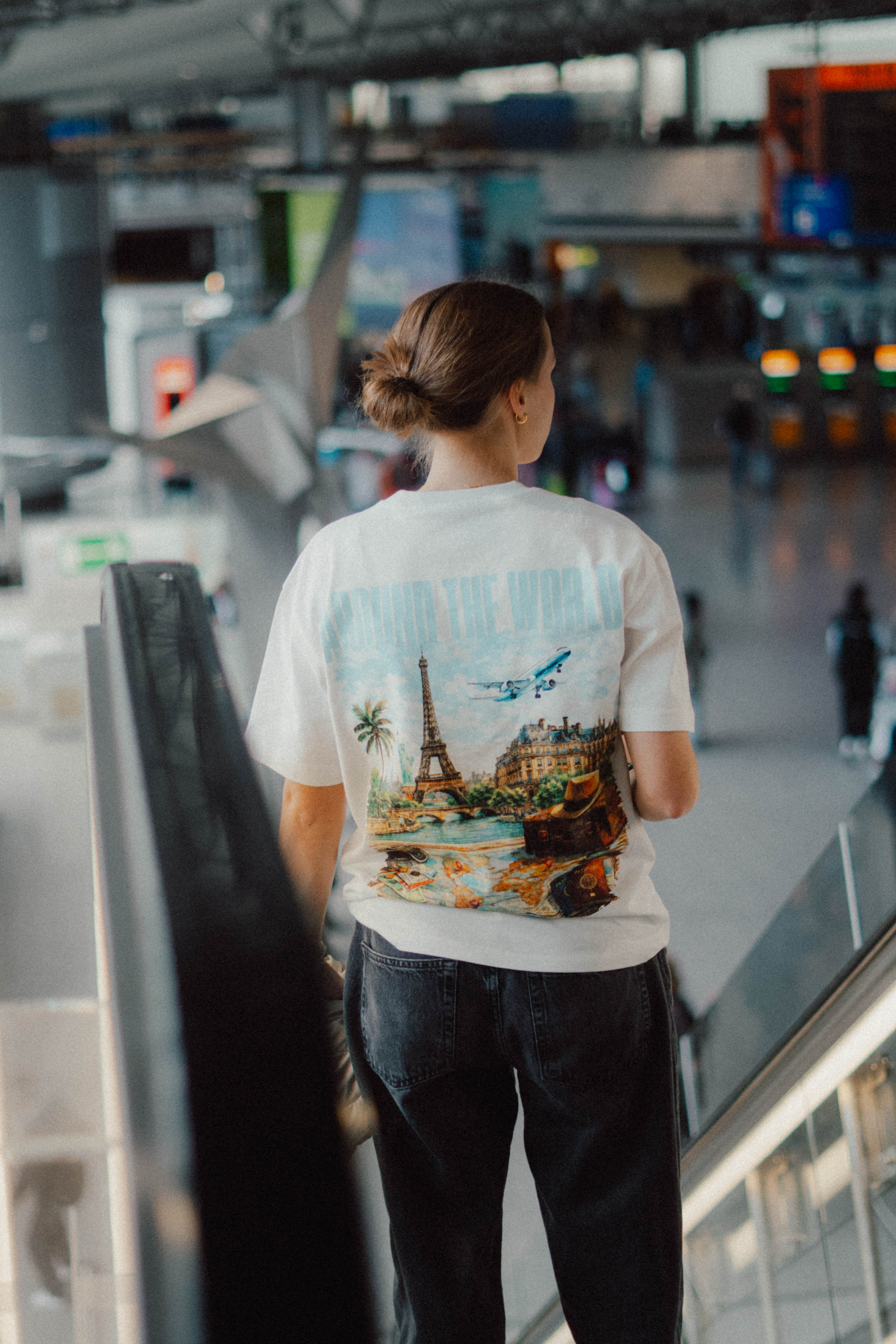 Around The World T-Shirt Weiß