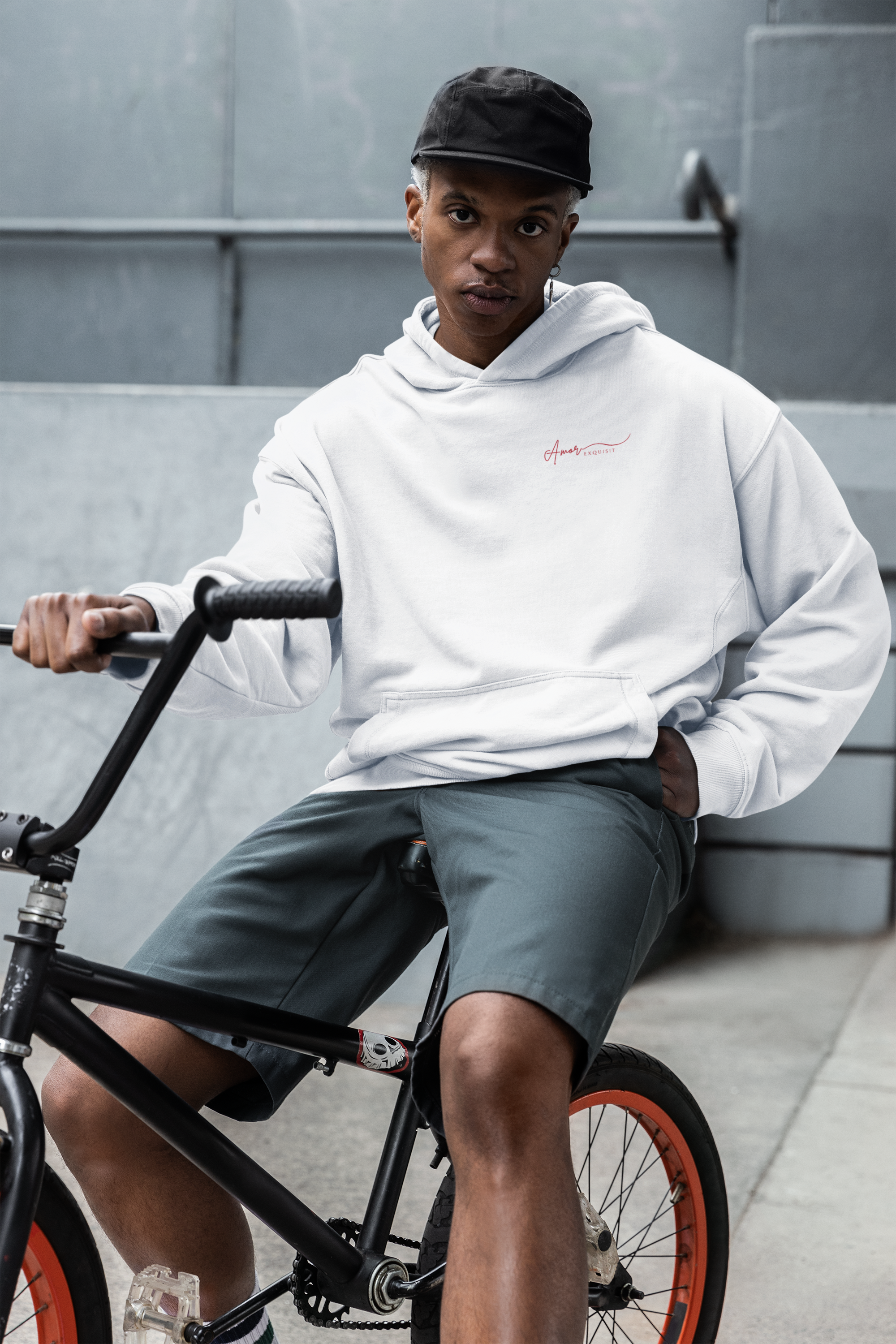 Oversized Hoodie Love Edition Rot